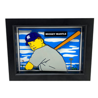 Mickey Mantle Rookie Card 3D Art