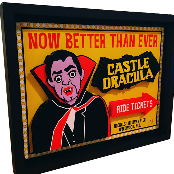 Castle Dracula 11x14" 3D Art
