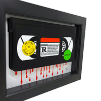 Horror VHS Tape 3D Art