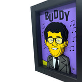 Buddy Holly 3D Art