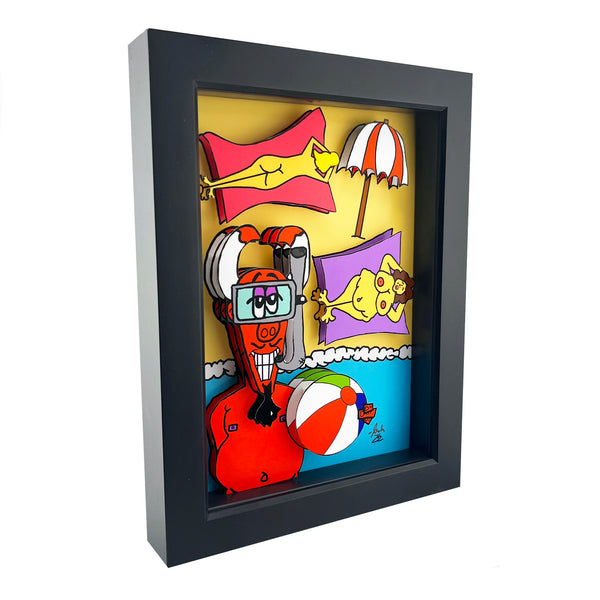 Devil At The Beach 3D Art