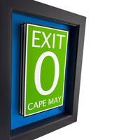Exit Zero Sign 3D Art