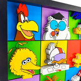 3D Cartoon Bird Art / Nostalgic Cartoon Decor