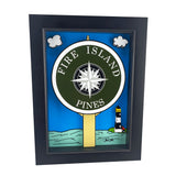 Fire Island Pines Gay Art / Sayville Ferry Sign Lighthouse 3D Art - Positivity Wall Decor