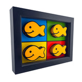 Goldfish Crackers 3D Art: Kitchen Decor Food Art