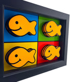 Goldfish Crackers 3D Art: Kitchen Decor Food Art