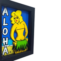 Hula Girl 3D Art