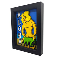 Hula Girl 3D Art