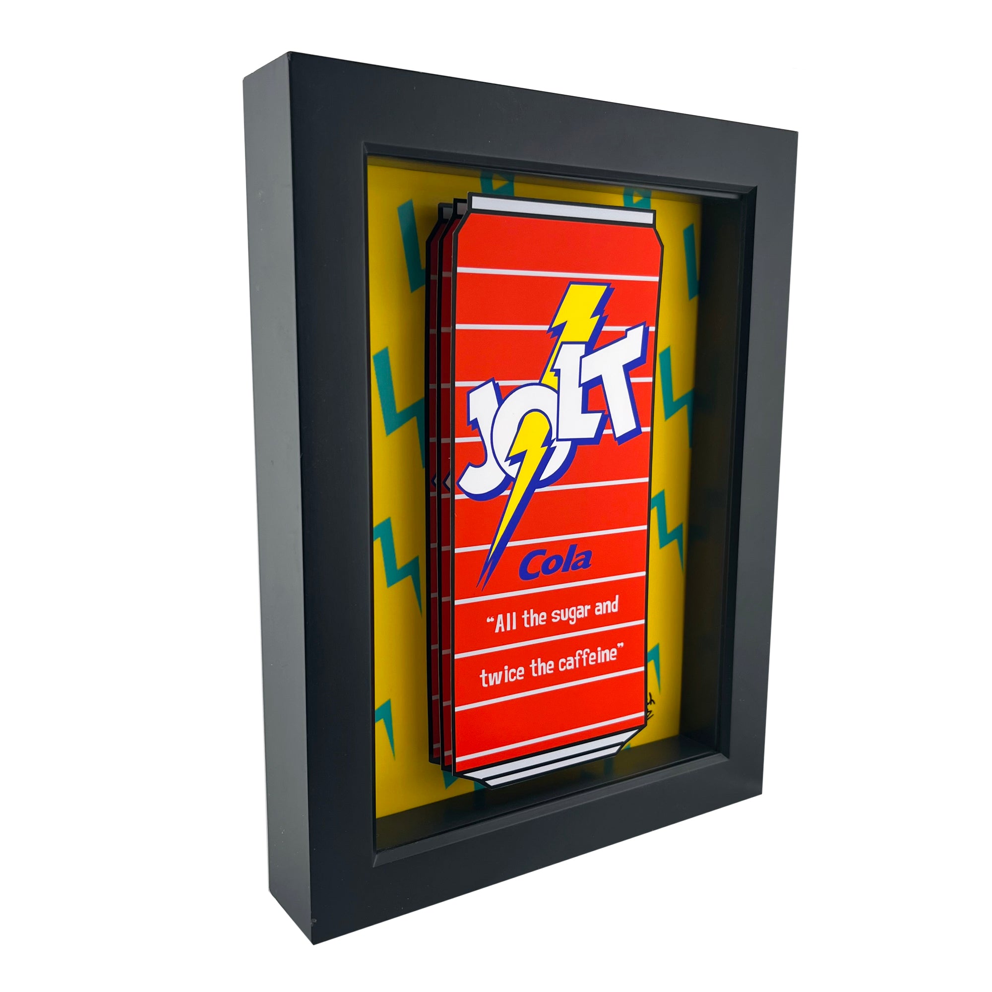 Jolt Cola Soda Can 3D Art - Vintage Can Wall Decor | Retro