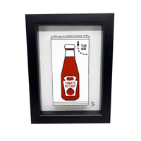 Ketchup Packet 3D Art
