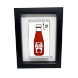 Ketchup Packet 3D Art
