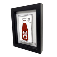 Ketchup Packet 3D Art