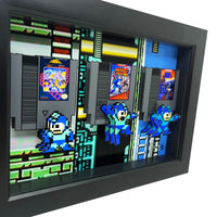 Mega Man Trilogy 5x7" 3D Art