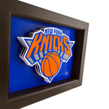 New York Knicks 3D Art - Basketball Wall Decor