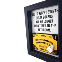 Ouija Board Horror Bathroom Decor 3D Art