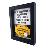 Ouija Board Horror Bathroom Decor 3D Art