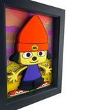 PS 1 Parappa The Rapper 3D Art - Playstation 1 Video Game Wall Decor | Gift