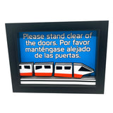 Disney Monorail Quote 3D Art