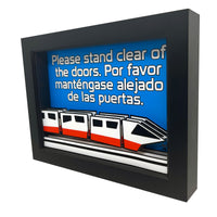 Disney Monorail Quote 3D Art