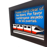Disney Monorail Quote 3D Art