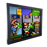 SNES Super Mario Bros Games 3D Art - Super Mario World / Yoshi's Island / Mario Kart