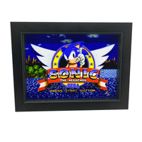 Sonic the Hedgehog Title Screen 3D Art