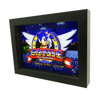 Sonic the Hedgehog Title Screen 3D Art