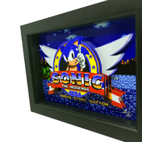 Sonic the Hedgehog Title Screen 3D Art
