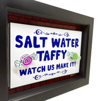 Salt Water Taffy Sign 3D Art