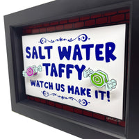 Salt Water Taffy Sign 3D Art