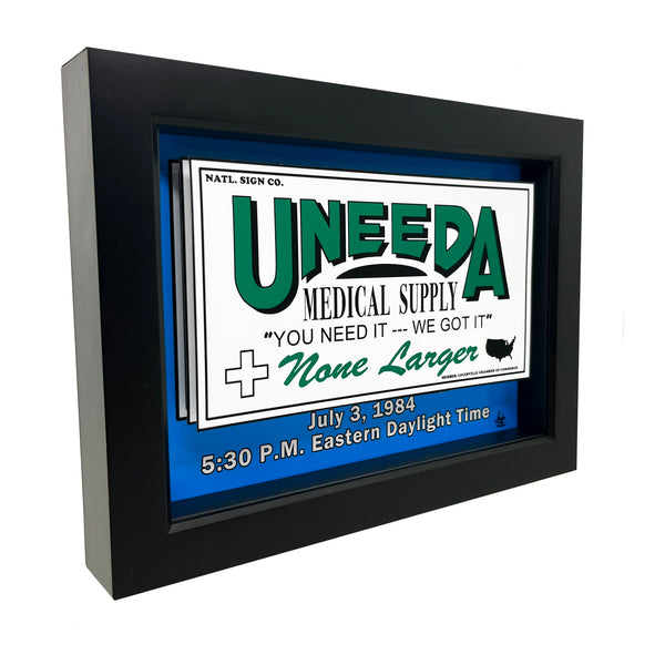 Uneeda Sign 3D Art