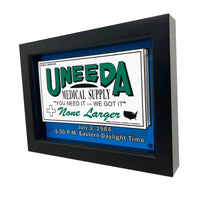 Uneeda Sign 3D Art