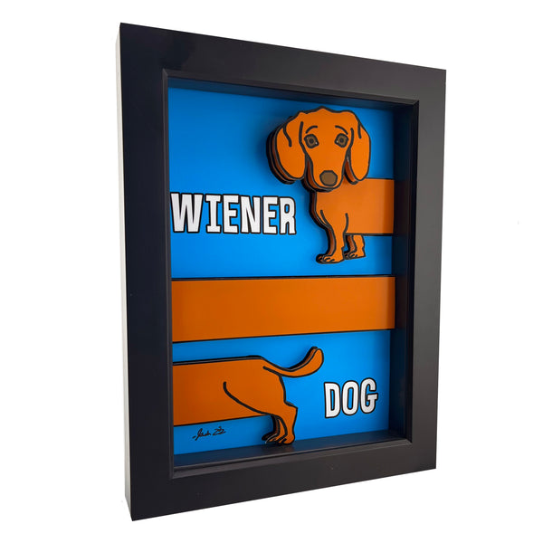 Wiener Dog 3D Art