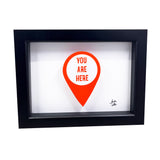 You Are Here 3D Art
