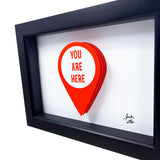 You Are Here 3D Art