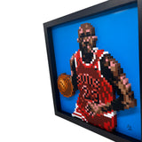 Michael Jordan 16 Bit 3D Art