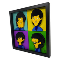 The Beatles 3D Art