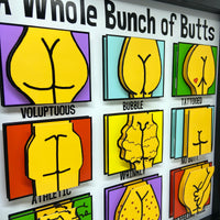 Bunch of Butts 3D Art