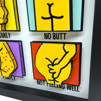 Bunch of Butts 3D Art