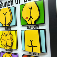 Bunch of Butts 3D Art