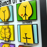 Bunch of Butts 3D Art