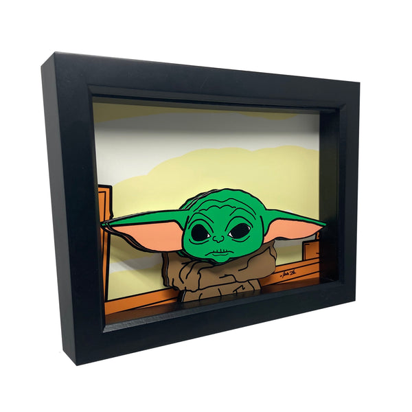Baby Yoda 3D Art