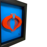 Cobra Commander Logo 3D Art