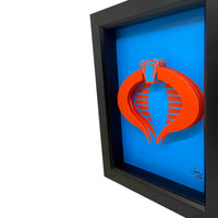 Cobra Commander Logo 3D Art
