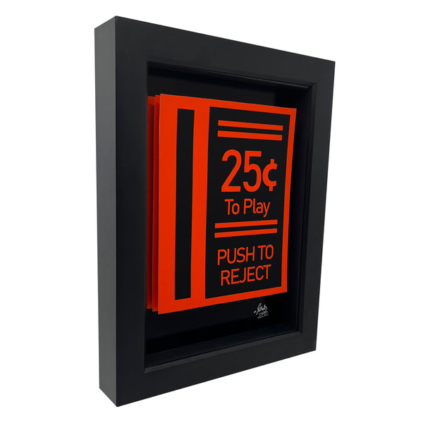 Arcade Coin Slot 3D Art