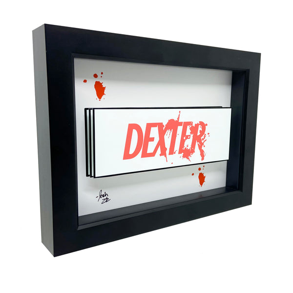 Dexter Blood Slide 3D Art