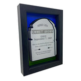 Emmitt Brown Tombstone 3D Art