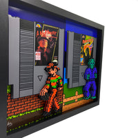 8 Bit Jason & Freddy 11x14" 3D Art