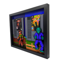 8 Bit Jason & Freddy 11x14" 3D Art