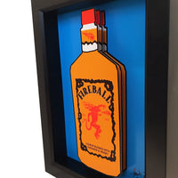 Fireball Whiskey 3D Art